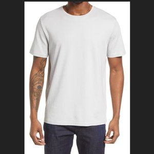 Men's 14th & Union Short Sleeve Interlock T-Shirt: Grey Alloy/Tornado XL